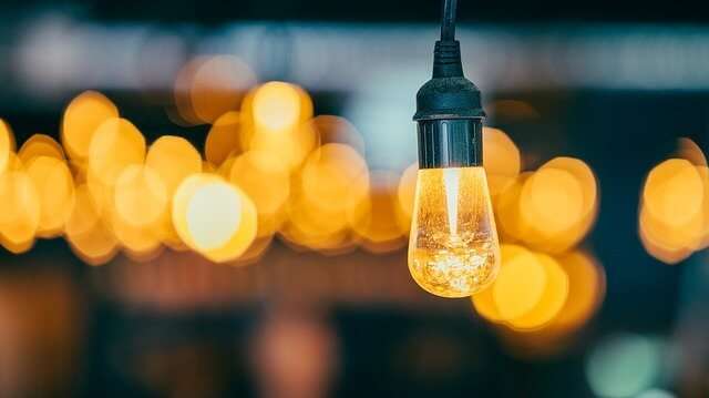 light bulbs with warm light