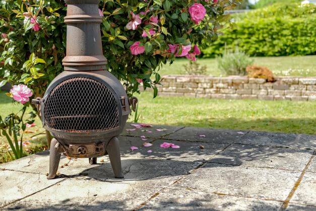 Things To Know Before Buying a Patio Heater 1 Rusty wood burning patio heater