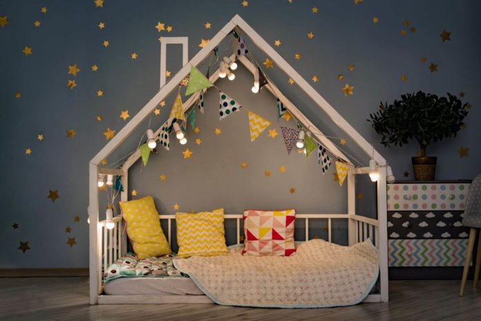 decorated childs bedroom