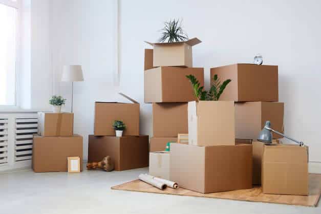boxes ready to move