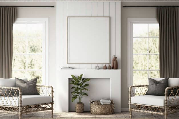 Stylish Fireplaces Guide, Advice and Considerations 11 Fireplace with plants and ornament instead of fire
