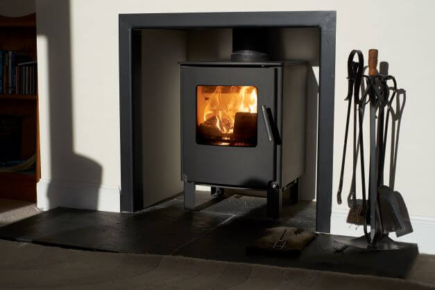 Stylish Fireplaces Guide, Advice and Considerations 5 A Wood burner inside a fireplace