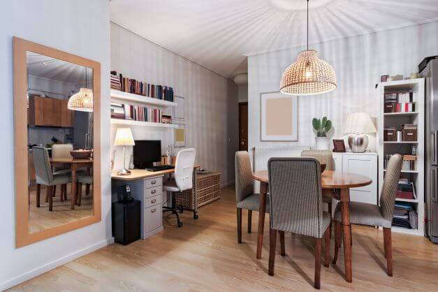 Floating Shelf Ideas For The Whole House 5 Home office floating shelves