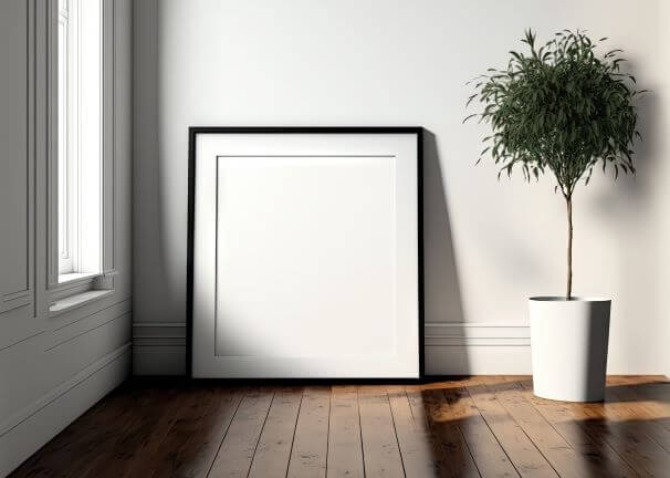 How To Display Artwork In Your Home 3 A painting lent against a wall