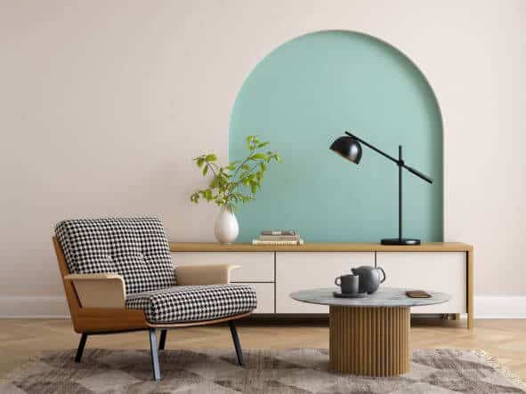 Bold bright upholstery can update any vintage chair