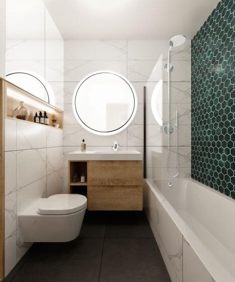 Small Bathroom Ideas: Tips On How To Maximise Space 2 Bright but small bathroom