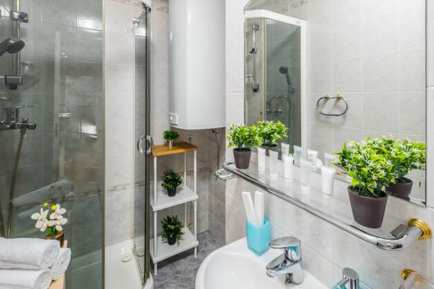 Small Bathroom Ideas: Tips On How To Maximise Space 4 Plants can help with moisture in a small bathroom