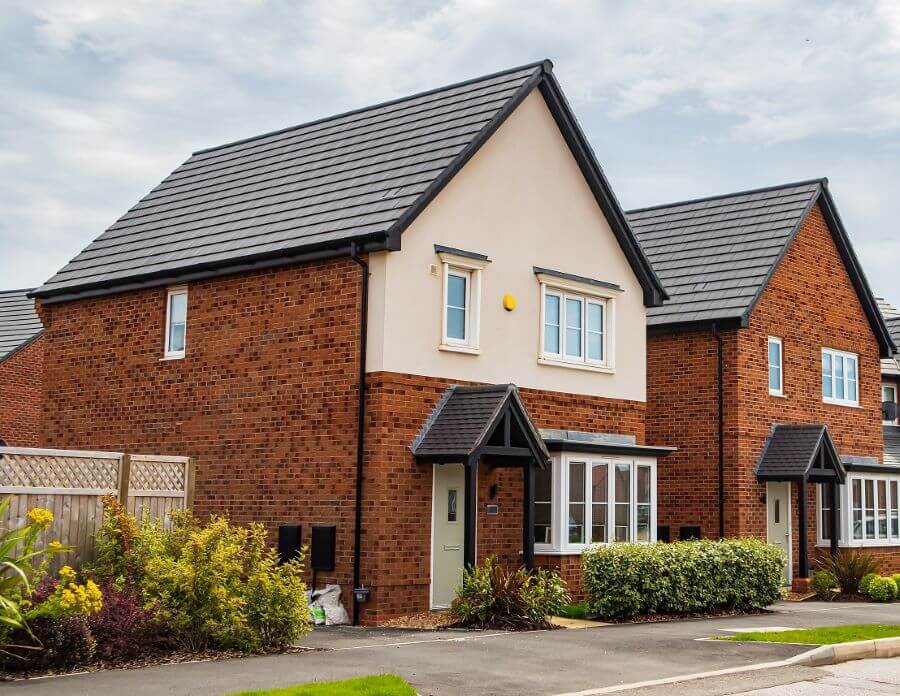 new build home in the UK