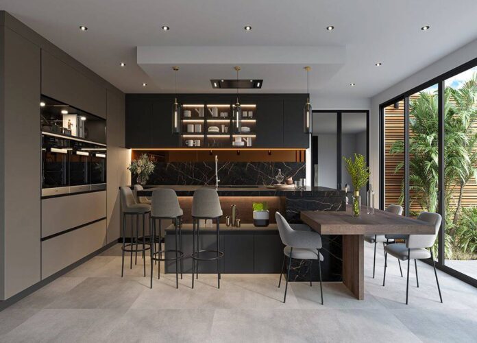 Schmidt designed modern kitchen