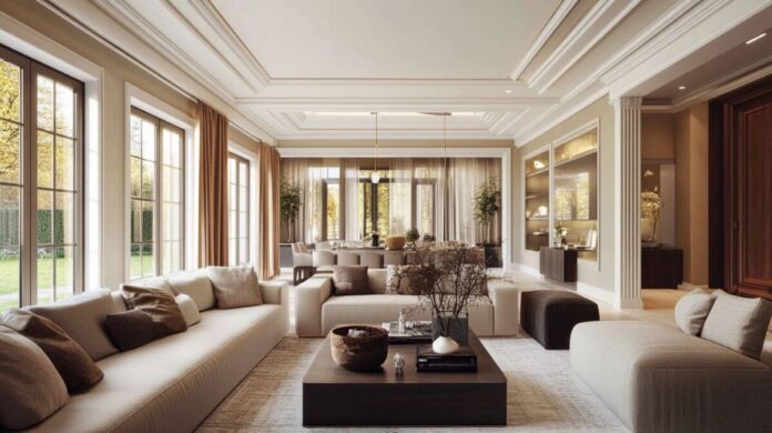 british house with spanish interior design style