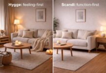 Hygge vs Scandinavian Style: What’s the Difference (and Why People Confuse Them)?